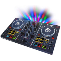 PS212 DJ Controller Speakerset 2x 400W met Lichtshow